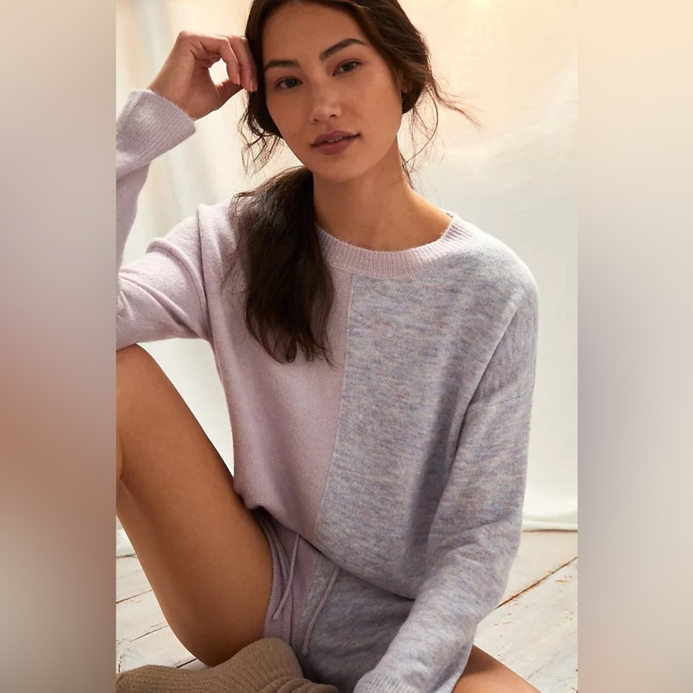 Anthropologie Saturday/Sunday Oversized‎ Lea Colourblocked Lounge Top